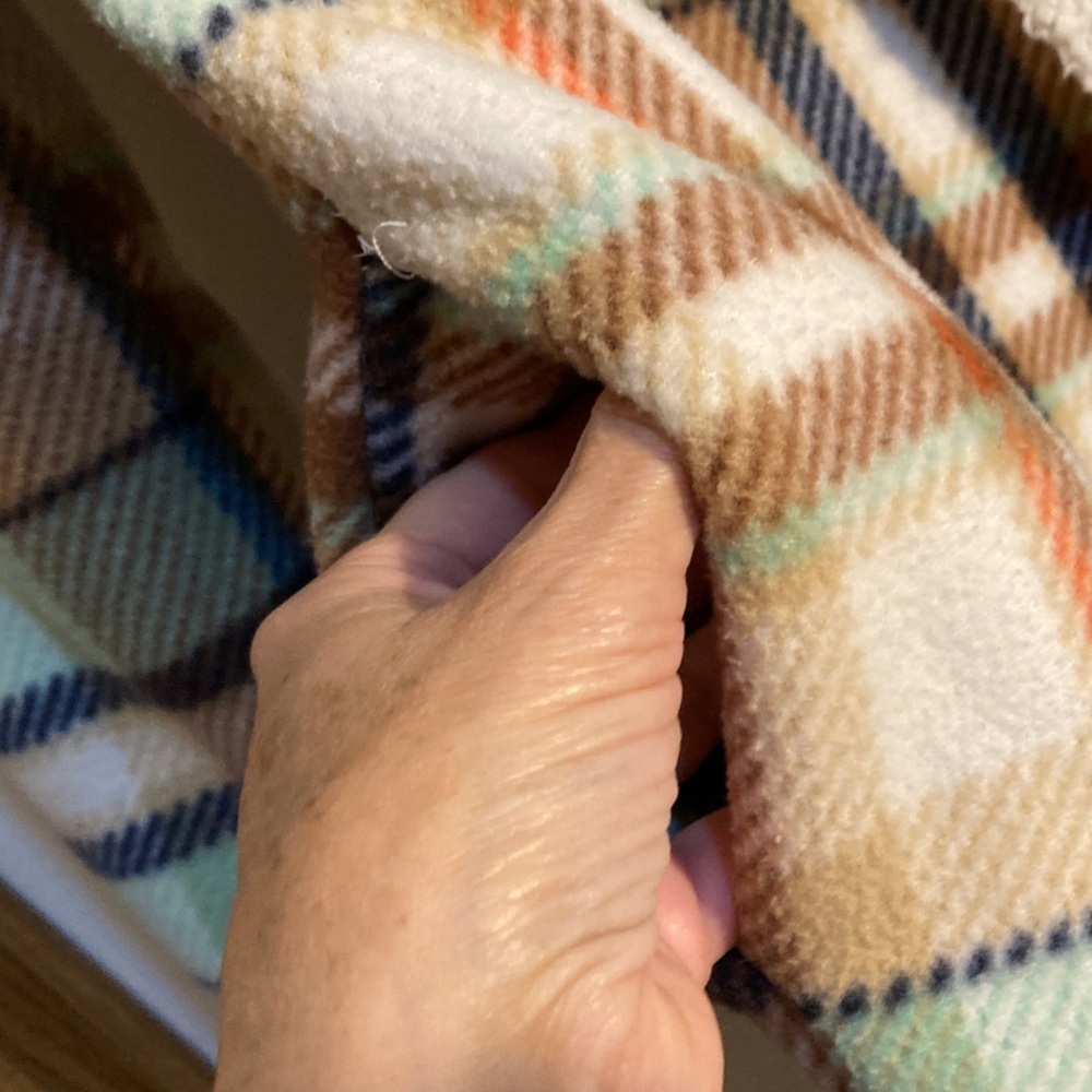 Plaid Sherpa-Lined Coat - Picture 4 of 7